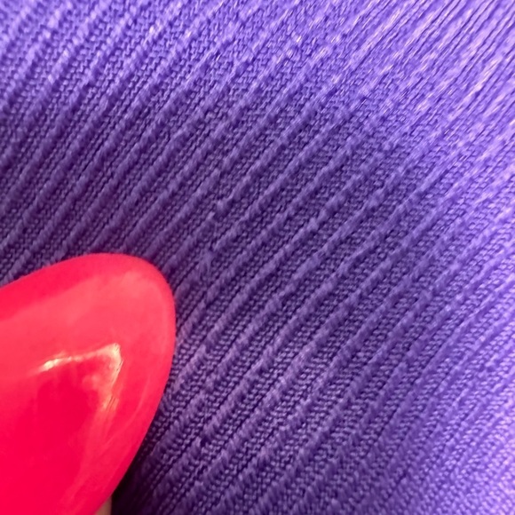 NWT Saint Art LUCY MID-RISE RELAXED FIT TROUSER Royal Purple Size Medium - Picture 8 of 15